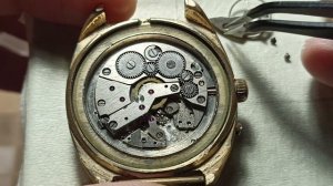 замена баланса часы Слава СССР