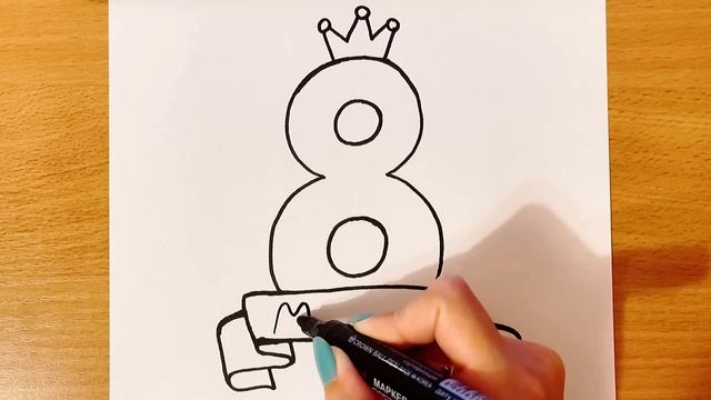 Супер Лёгкий Рисунок На 8 Марта | Как Нарисовать Рисунок На 8 Марта Очень Просто смотреть онлайн