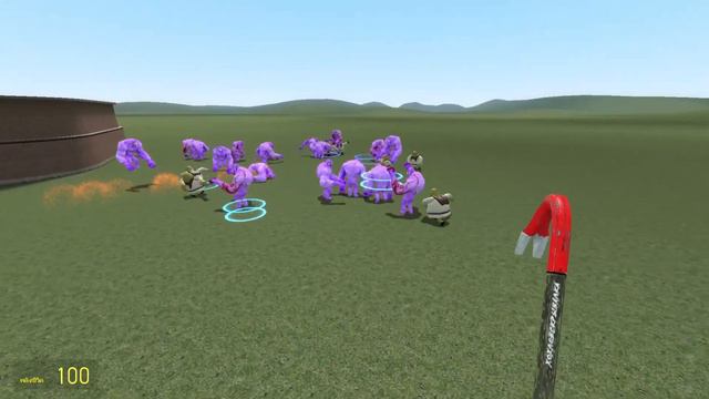 Tinky Tank (Slendytubbies) VS Shrakt | 3D SANIC CLONES MEMES in Garry's Mod! смотреть онлайн