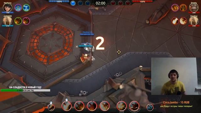 ОБЗОР игры BATTLERITE! Первый взгляд на moba team arena brawler от JetPOD90. смотреть онлайн