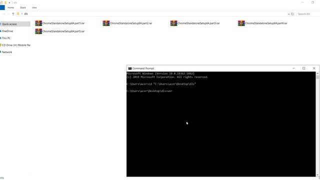 Extract rar file in command prompt | cmd смотреть онлайн