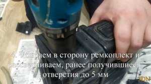 Ремонт корпуса воздушного фильтра автомобиля Fiat Albea Фиат Альбеа (Установка кронштейнов)