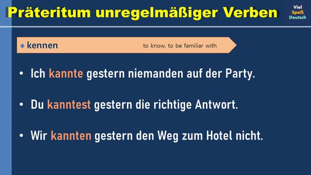 German Learning | Irregular past verbs and sentences Unregelmäßige Präteritum | A2, B1 level. Part смотреть онлайн