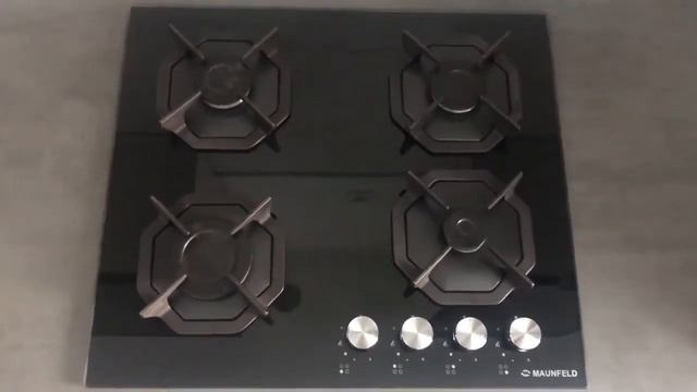 Газовая варочная панель MAUNFELD EGHG.64.2CB\G смотреть онлайн