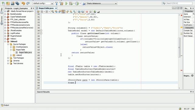 Java JTable Sorter and Filter by MEL смотреть онлайн
