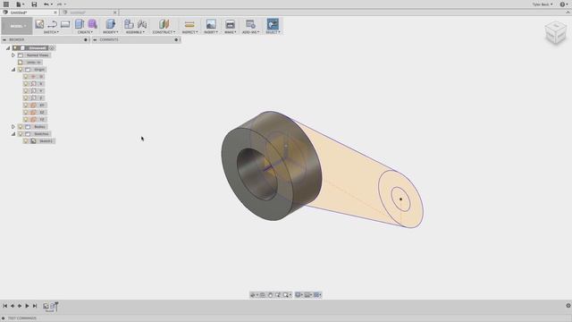 FUSION 360 Quick Tip Video - Using Multiple Profiles With One Sketch смотреть онлайн
