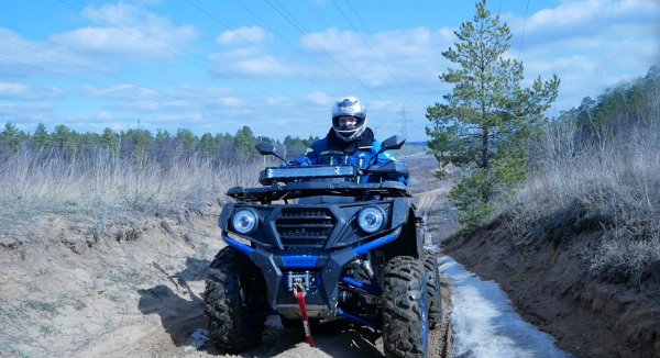 Гелик среди квадроциклов Sharmax 620 ! Тест драйв и обзор.