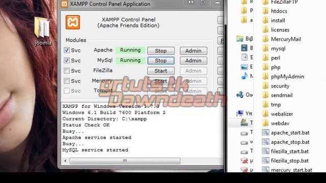 Εγκατάσταση Xaamp / Joomla , Installation Xaamp / Joomla смотреть онлайн