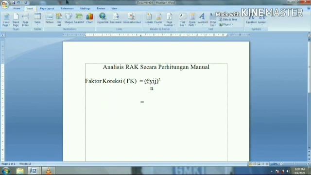 Cara Mudah Membuat Rumus Matematika Dengan MS. Word || MS. Equation 3.0 || Skripsi смотреть онлайн
