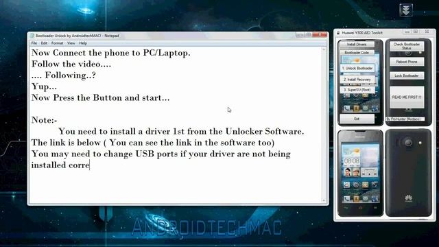 How to Unlock [Any] Huawei Ascend Y300 Bootloader [Easy Way] In 3 Minutes смотреть онлайн