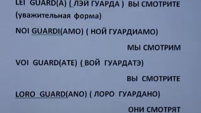 ИТАЛЬЯНСКИЙ ЯЗЫК И АВТОМОБИЛИ. ГЛАГОЛ GUARDARE - СМОТРЕТЬ. УРОК 44. LINGUA ITALIANA смотреть онлайн