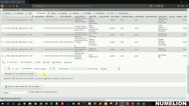 Extraire la liste des articles publiés avec WordPress de sa base de données смотреть онлайн