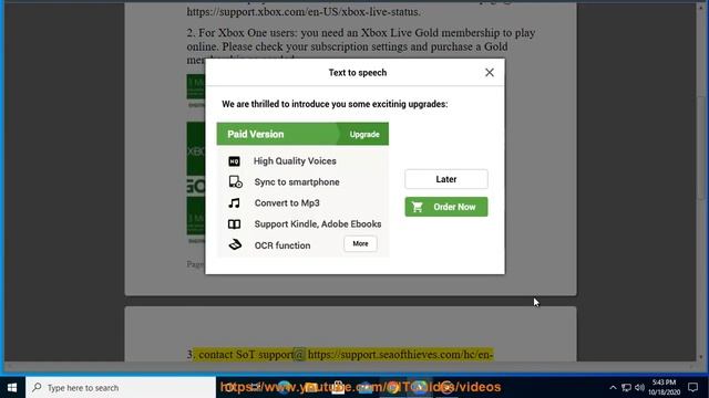 Fix Sea of Thieves Avacadobeard error on Windows 10/ Xbox Live/Xbox One смотреть онлайн
