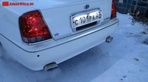 звук выхлопа Toyota Crown Majesta 1uz-fe