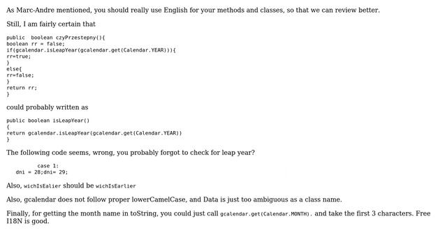 Code Review: GregorianCalendar (3 Solutions!!) смотреть онлайн