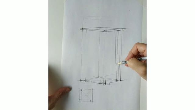 Рисуем табуретку карандашом. смотреть онлайн