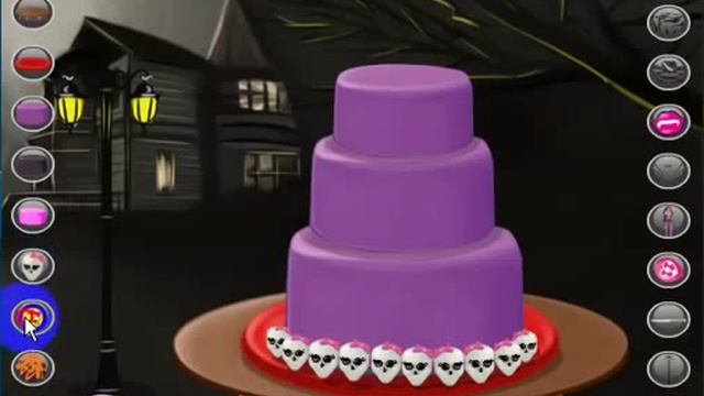 Игра Торт для Монстр Хай смотреть онлайн