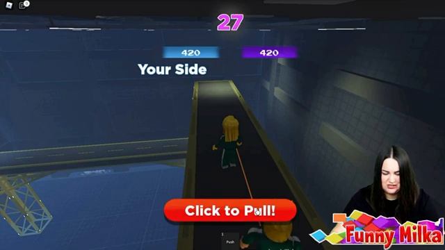 ЛЮДА играет в Roblox Игра в кальмара Squid game смотреть онлайн