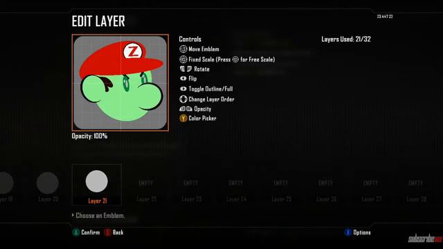 Black Ops 2 - Zombie Super Mario Logo Emblem Tutorial ( Nintendo ) Playercard Call of Duty II смотреть онлайн