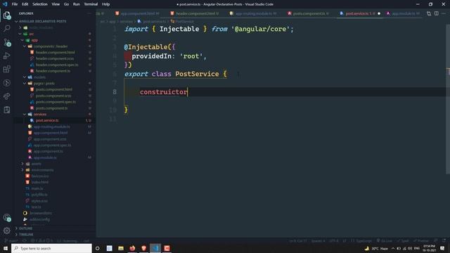3. Get Posts from firebase api using HttpClient. Call in component ngonInit with Subscribe - Angula смотреть онлайн