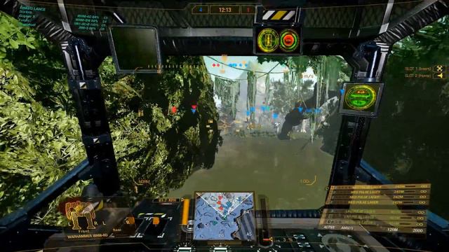 Mechwarrior Online - only 400 damage in my Warhammer смотреть онлайн