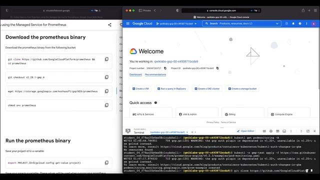 Qwiklabs | Collect Metrics from Exporters using the Managed Service for Prometheus [GSP1026] смотреть онлайн