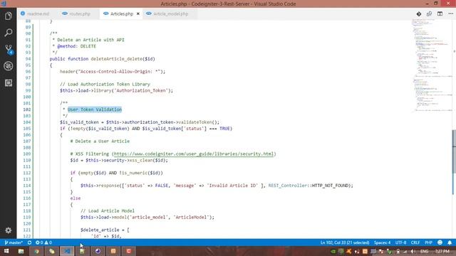 #9 #CodeIgniter 3 - Rest Server Library #API - Delete an Article with User Authorization смотреть онлайн
