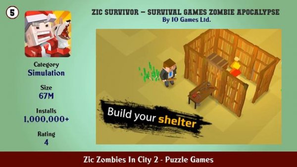Top 10 Zic Zombies In City 2 Android Games