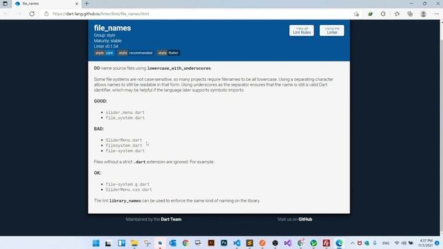 Name source files using `lowercase with underscores` flutter смотреть онлайн