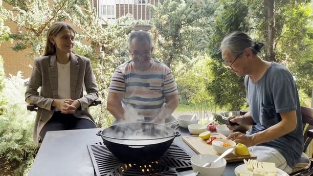 В гостях у Цого, чечевичный суп на пикнике з Тофу, вега-барбекю