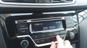 Как установить время на часах на NISSAN Qashqai 2016 года