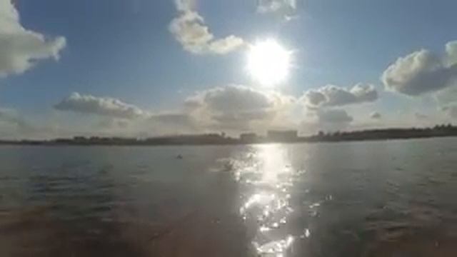 Морж Виталий Панасюк переплыл Бердский залив в память о Мотороле смотреть онлайн