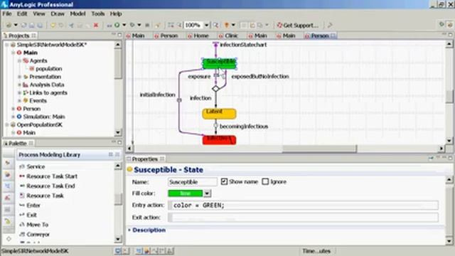 Java Statements in AnyLogic [Agent-Based Modeling for Health Policy with AnyLogic] смотреть онлайн