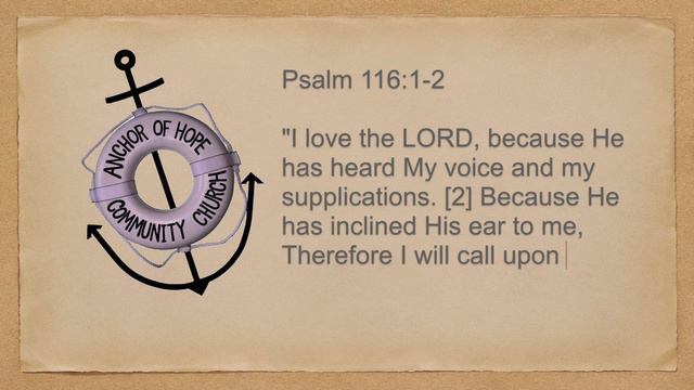 Bible Verse of the Day | Psalm 116: 1-2 смотреть онлайн