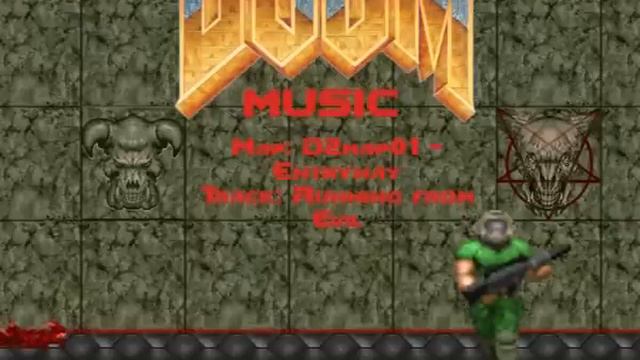 DOOM II Music  - Running From Evil (Doom2 Map01 - Entryway)
