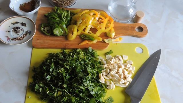 ЗАКУСКА из зелёных помидоров.