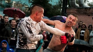 Боец из толпы бросил вызов Профику ММА!! смотреть онлайн