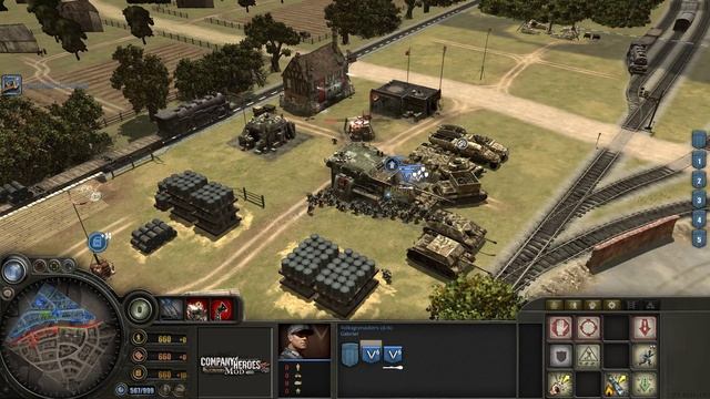 Company of Heroes Blitzkrieg Mod: German Defense смотреть онлайн
