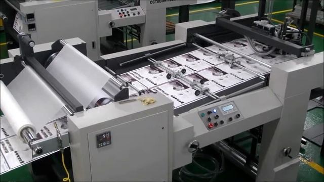 GMP How to operate Full-Automatic Laminator-OCTAGON 1040J смотреть онлайн