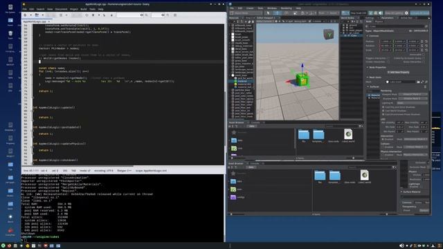 Unigine: C++ Loop through nodes, find their name and ID. смотреть онлайн