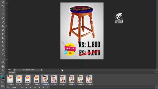 How to Make GIF Animation Banner In Photoshop 2019 [ BLOG/WEBSITE ] смотреть онлайн