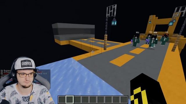 МАЙНКРАФТ, но это Игра в Кальмара! ► ФЫВФЫВ 100 игроков MineCraft | Реакция смотреть онлайн