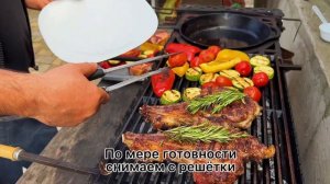 Стейки из телятины на мангале. Рецепт.