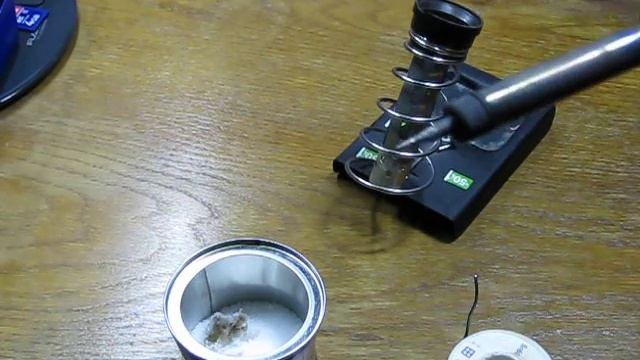 Очистка жала паяльника лимонной кислотой. Проверено, работает. смотреть онлайн