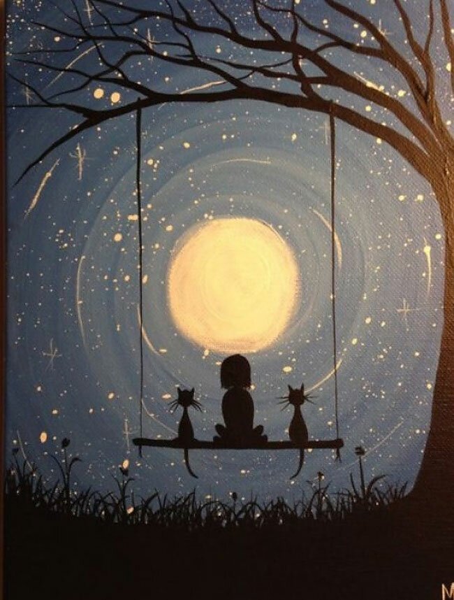 Доброй ночи и сказочных снов среди Ангелов и цветов! смотреть онлайн