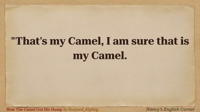 Learn English through Stories Level 1: How the Camel Got His Hump by Rudyard Kipling смотреть онлайн