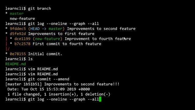 Modifying git History (1/3) - Amending a Commit in git смотреть онлайн