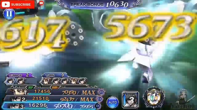DFFOO GL - Glittering City Of Gold LUFENIA+ Non-synergy Run
