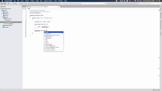 Create an AI with behaviour trees [Unity/C# tutorial] смотреть онлайн