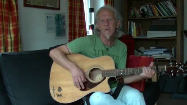 Over The Hills and Far Away (how to play and sing): guitar lesson for beginners смотреть онлайн